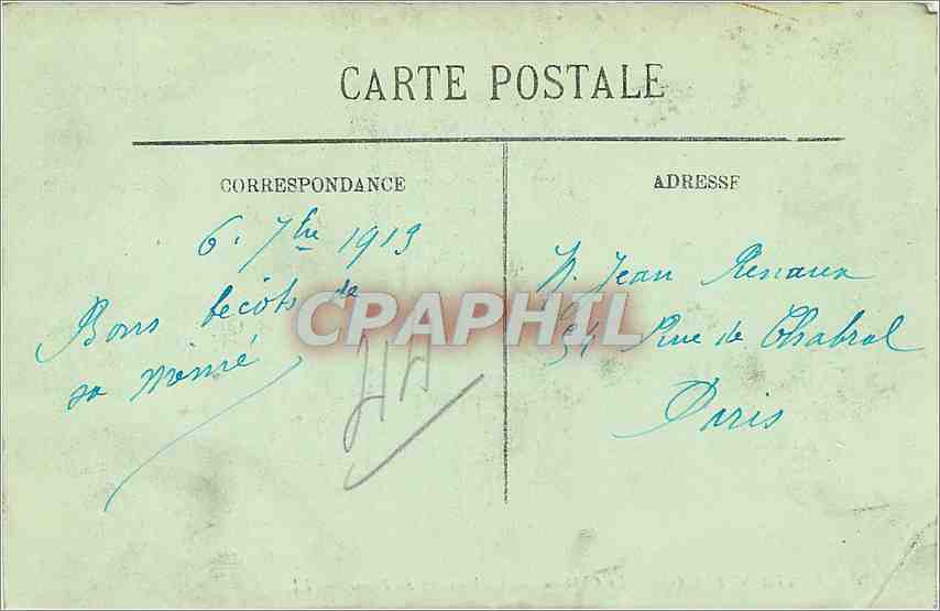 Fontainebleau — Le Château — La Fontaine de Diane — LL. — Verso