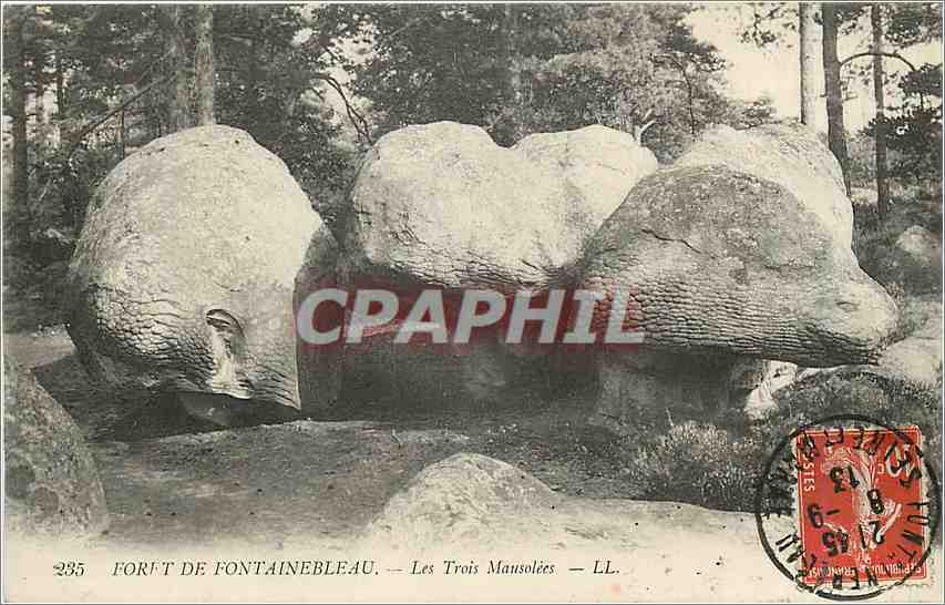 Forte di Fontainebleau — I Tre Mausolei — LL. — CPAPHIL