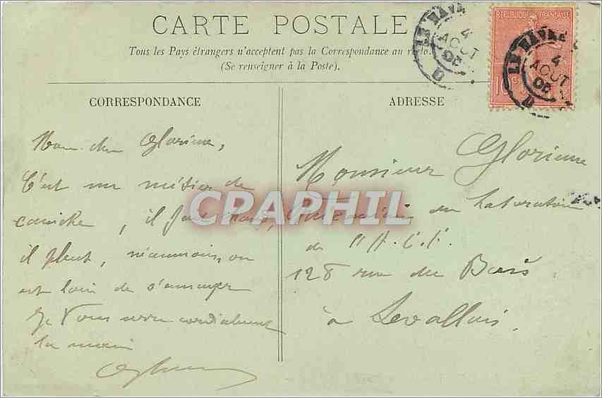 CPA Le Havre Le Boulevard de la Heve  — Verso