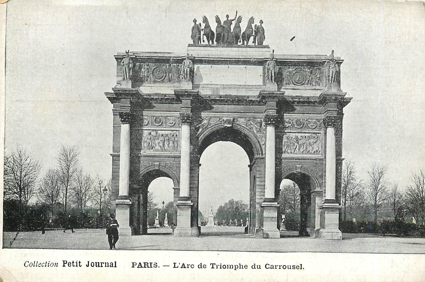 CPA Paris L'Arc de Triomphe du Carrousel 