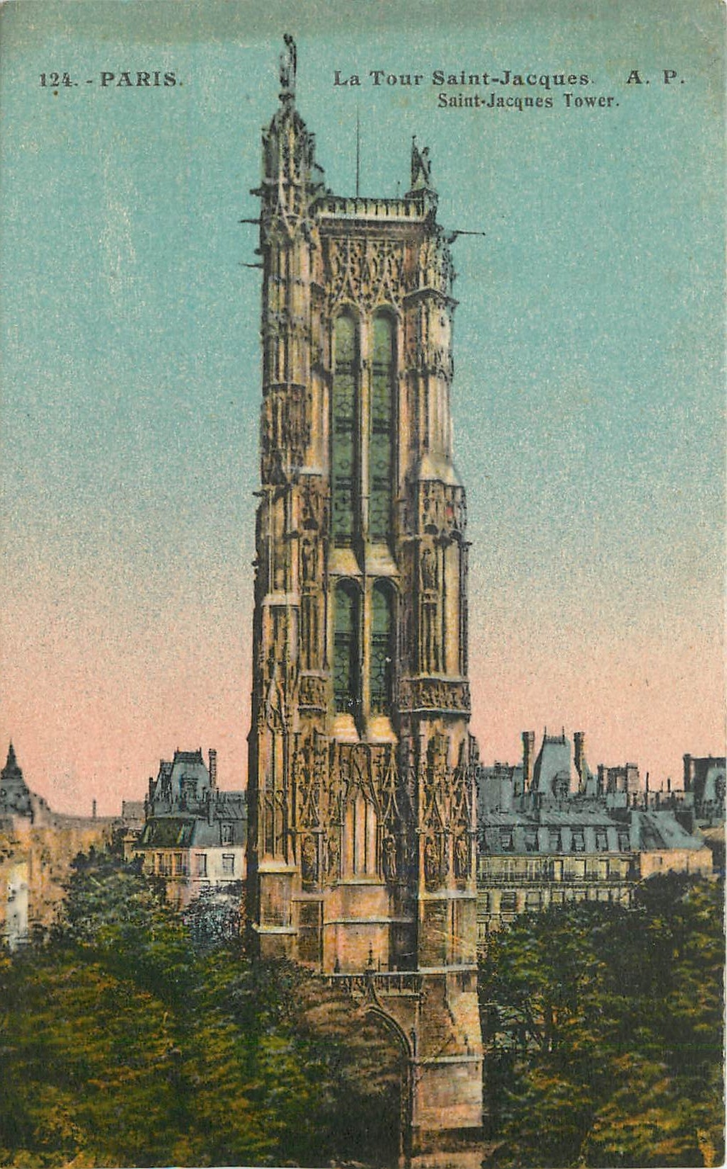 CPA Paris La Tour Saint Jacques 