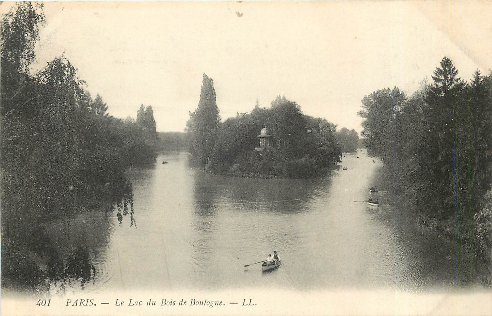 CPA Paris Le Lac du Bois de Boulogne 