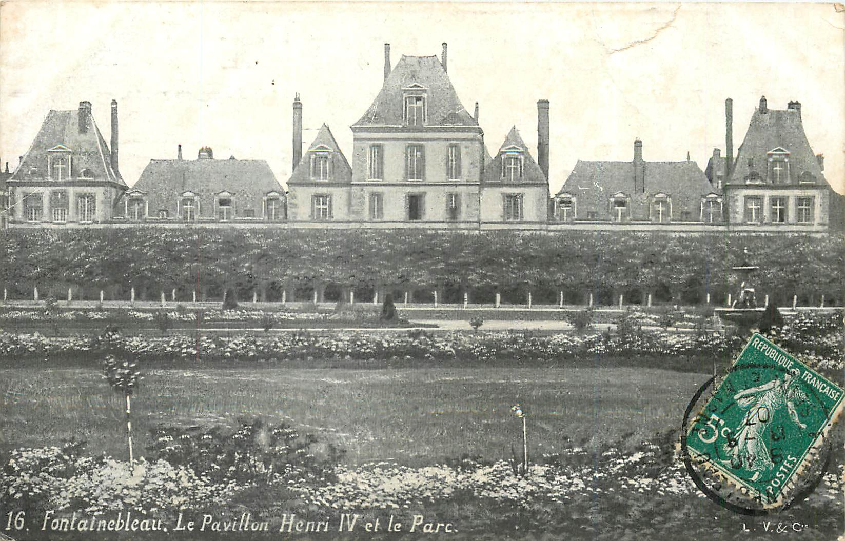 Fontainebleau. Le Pavillon Henri IV et le Parc — G.B.N.G. n°16
