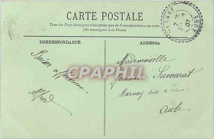 Fontainebleau — La Forêt — La Dame-Jeanne — LL. — n°176 — Verso