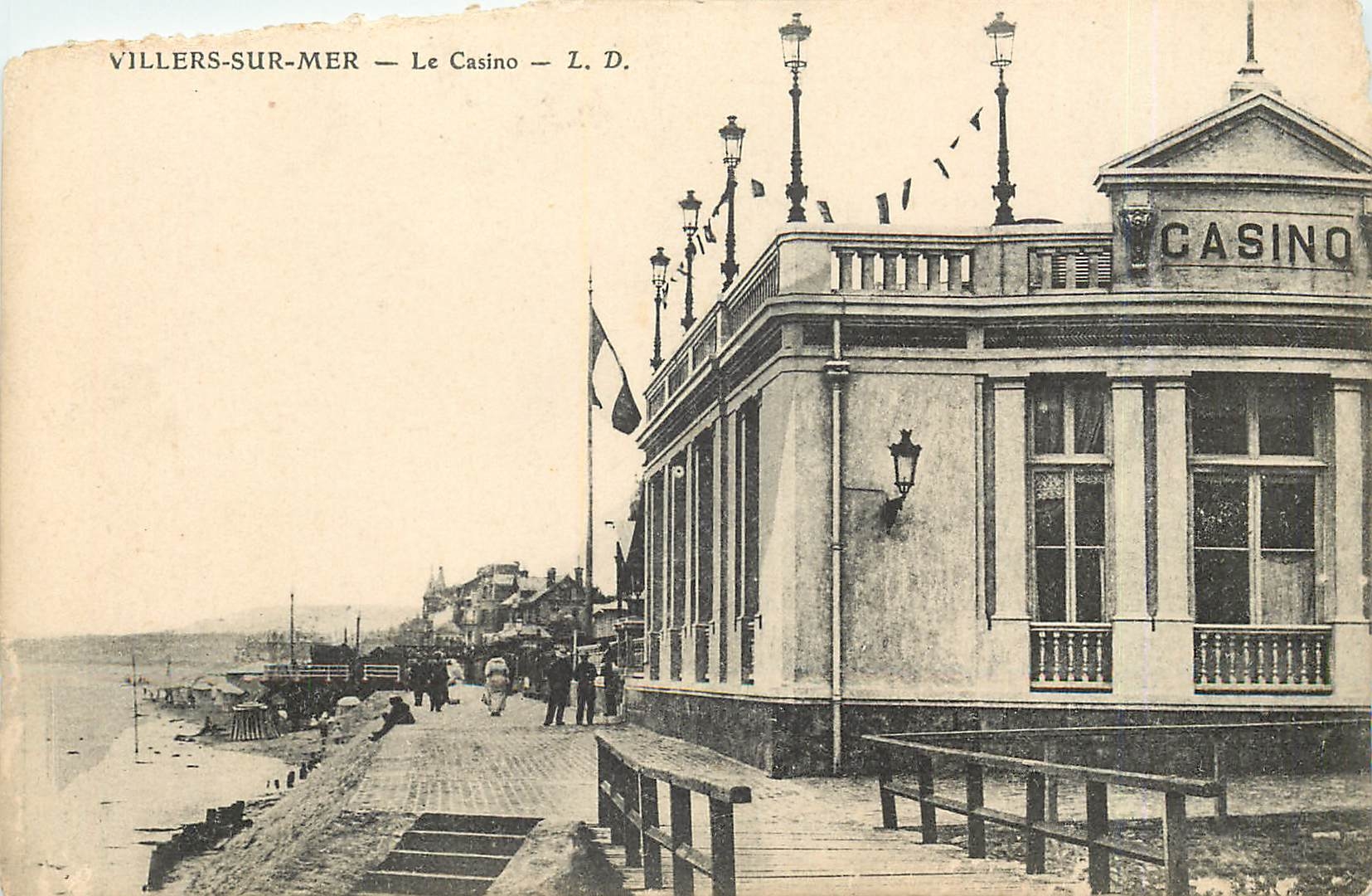 CPA Villers sur Mer Le Casino 