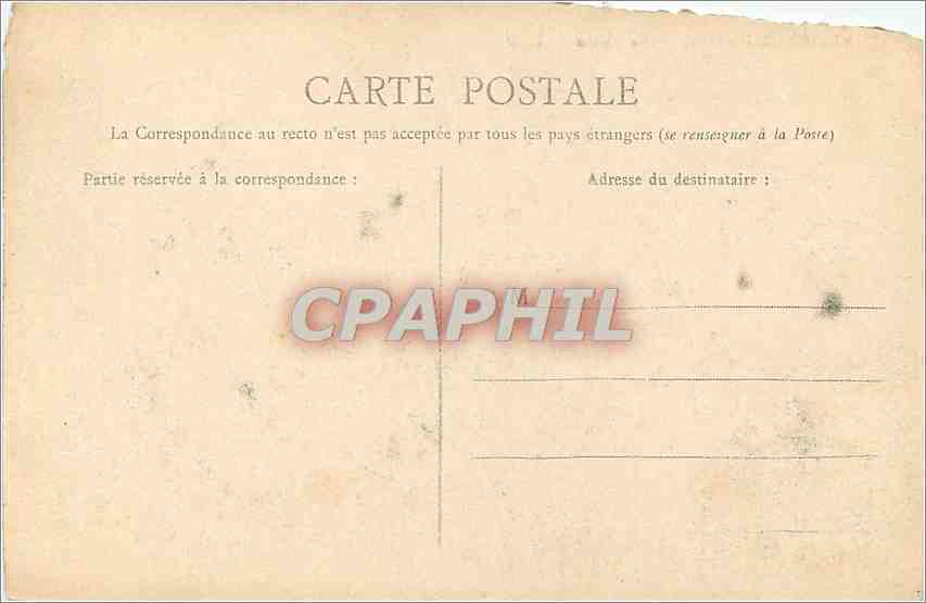 CPA Villers sur Mer Le Casino  — Rückseite