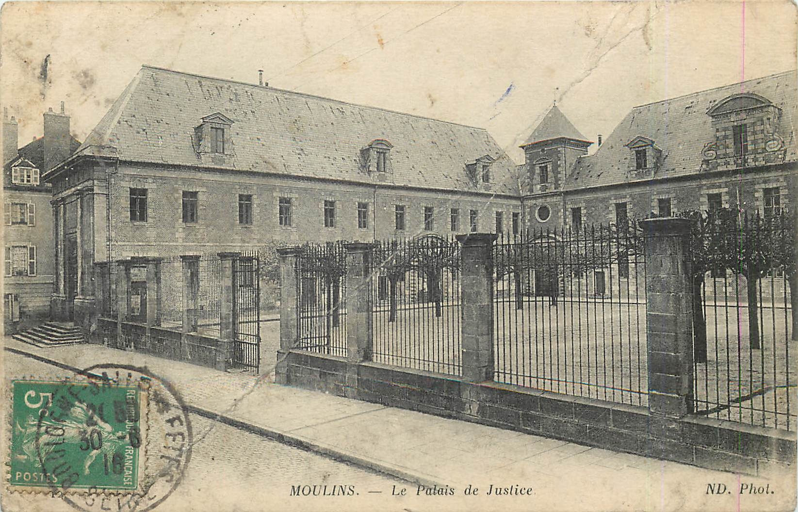 CPA Moulins Le Palais de Justice 