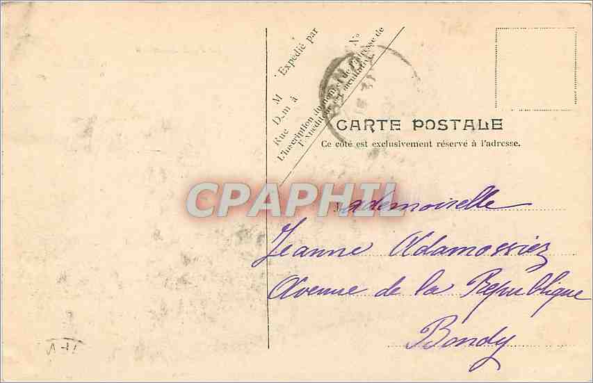 CPA Rouen Le Pont Boeldieu  — Verso