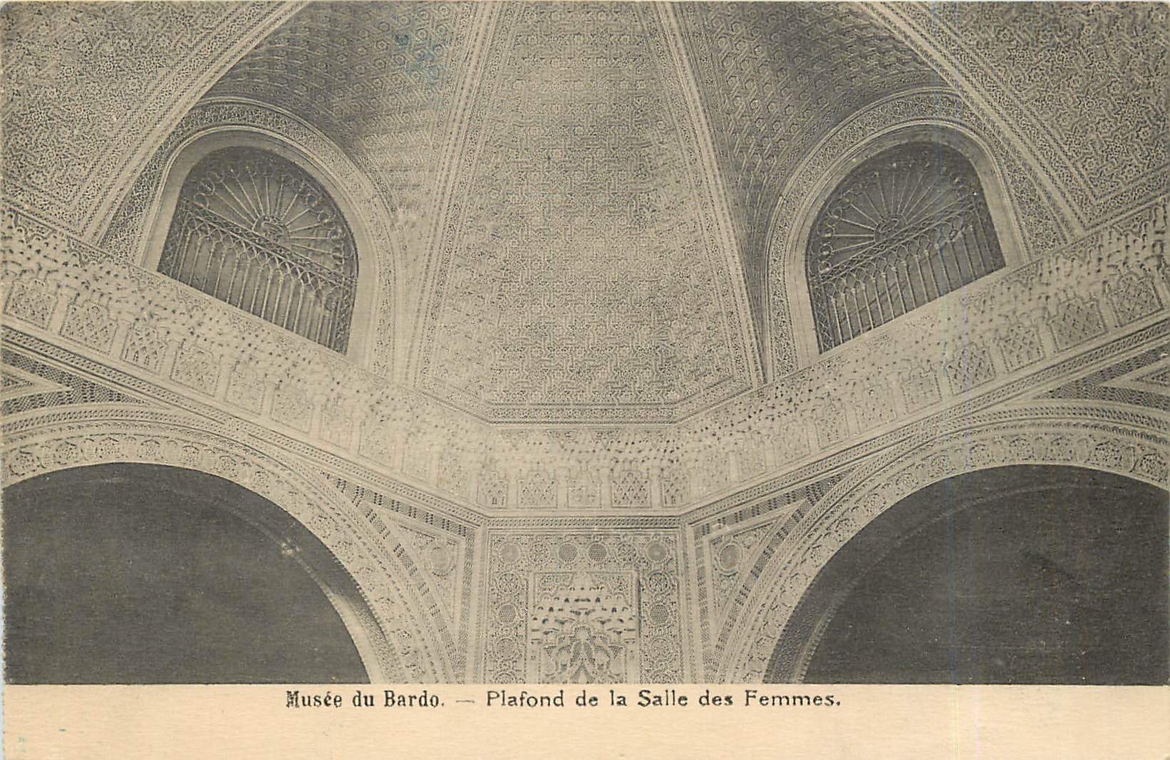 CPA Musee du Bardo Plafond de la Salle des Femmes 