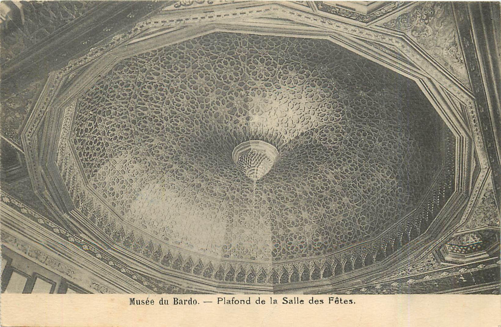 CPA Musee du Bardo Plafond de la Salle des Fetes 