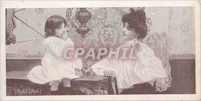 CPA Femme Enfant