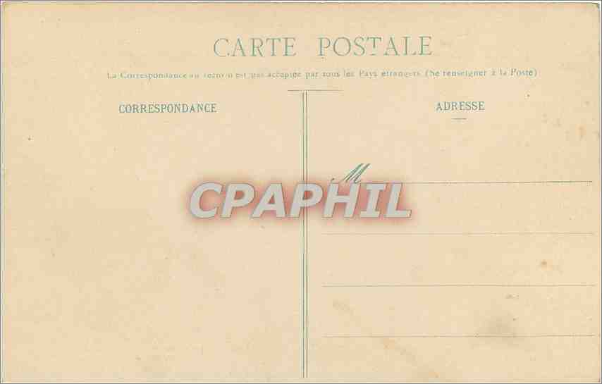 CPA Peinture Sevres — Rückseite