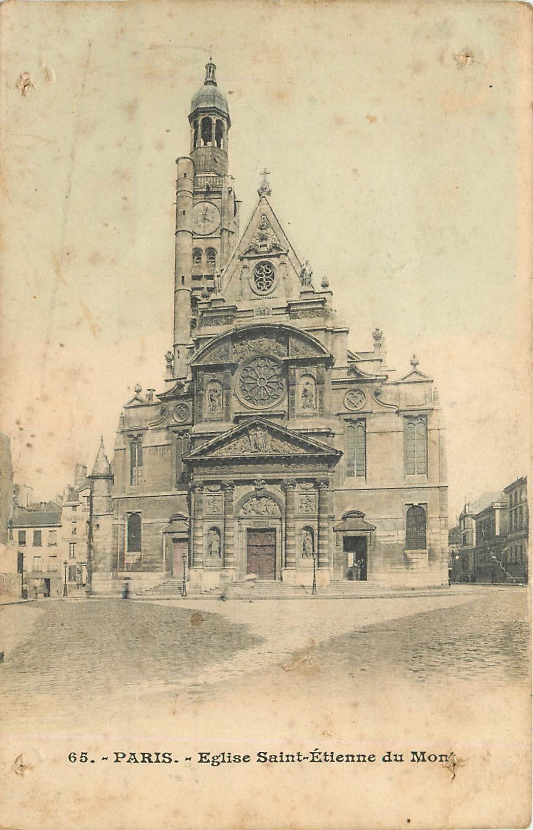 CPA Paris Eglise Saint Etienne du Mont 