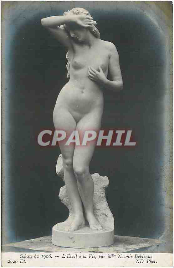 CPA Salon de 1908 L'Eveil a la Vie Noemie Debienne