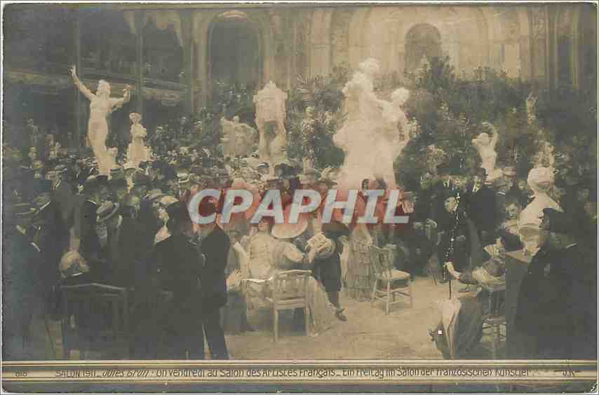CPA Salon 1911 Un vendredi au salon 