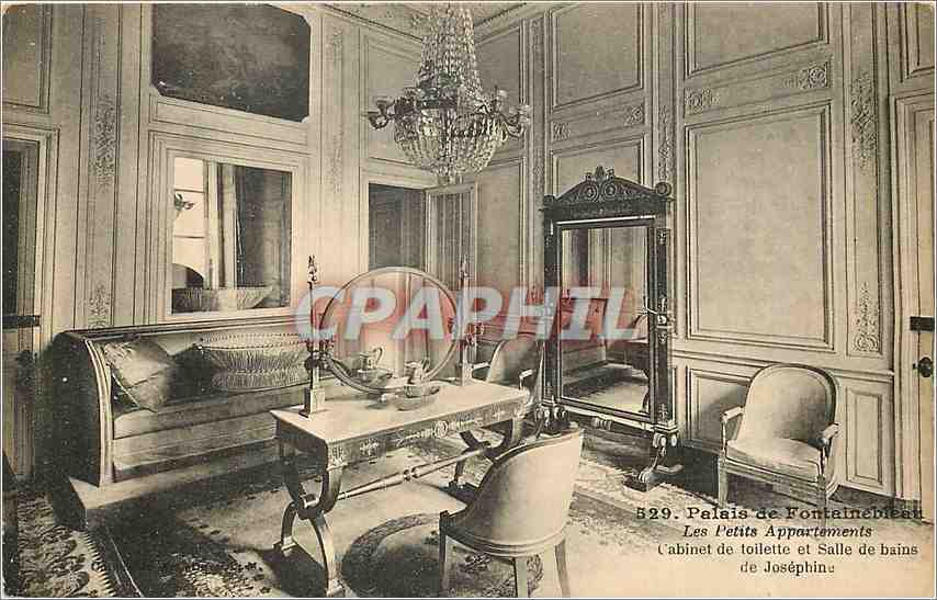Palais de Fontainebleau — Les Petits Appartements : Cabinet de toilette et Salle de bains de Joséphin