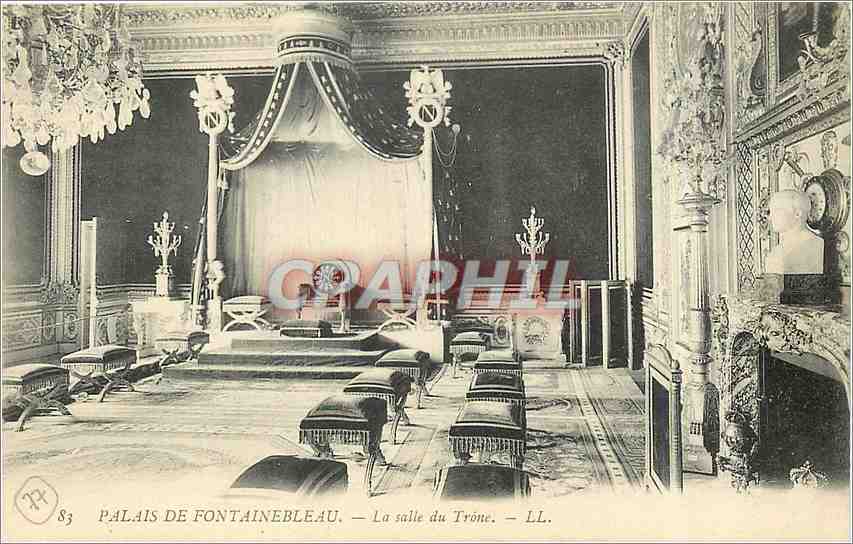 Palais de Fontainebleau — La salle du Trône — LL. n° 83
