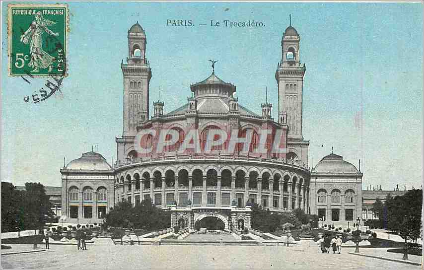 CPA Paris Le Trocadero 