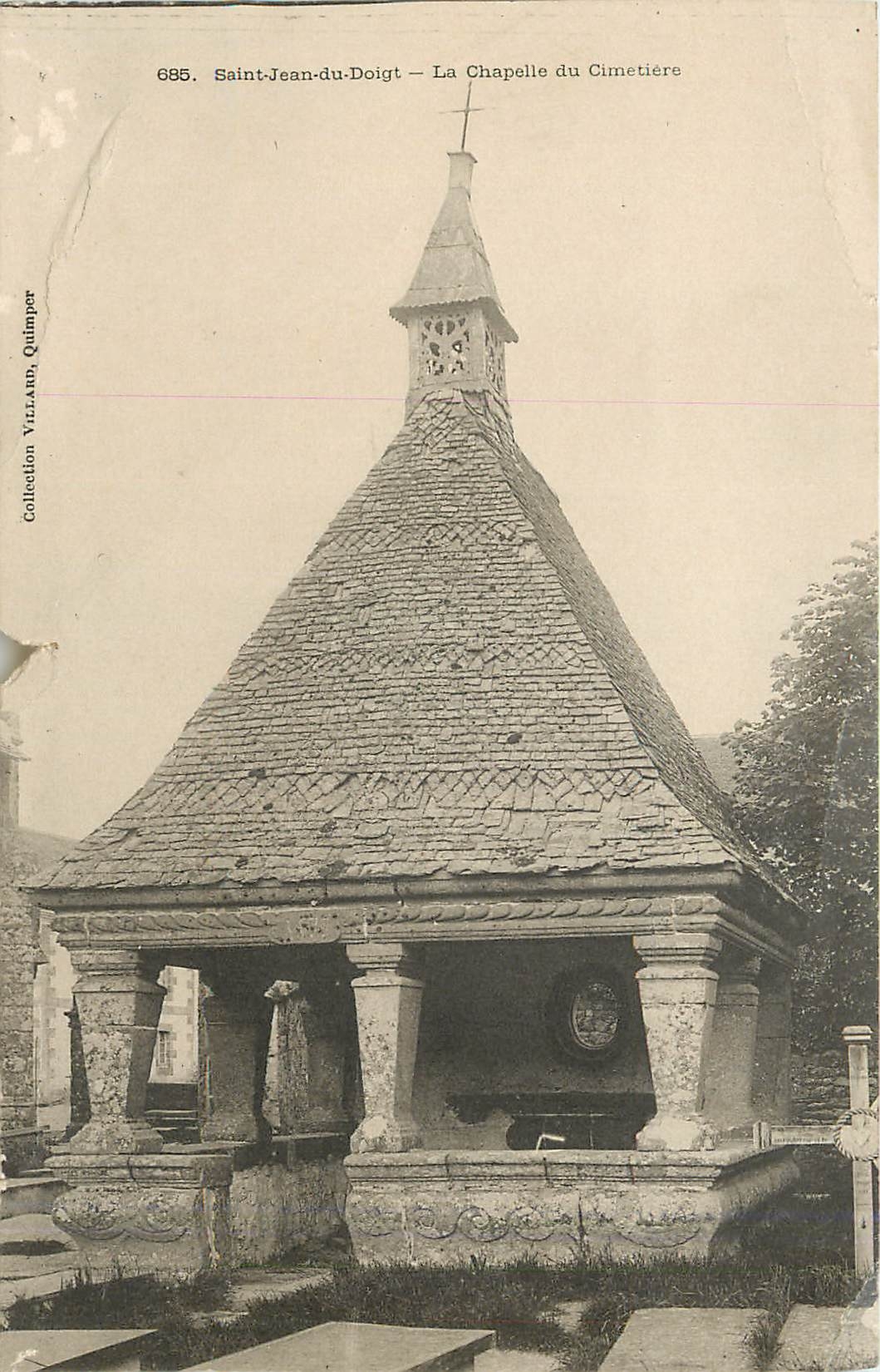 Saint-Jean-du-Doigt — La Chapelle du Cimetière — Collection VILLAND, Quimper, n° 685