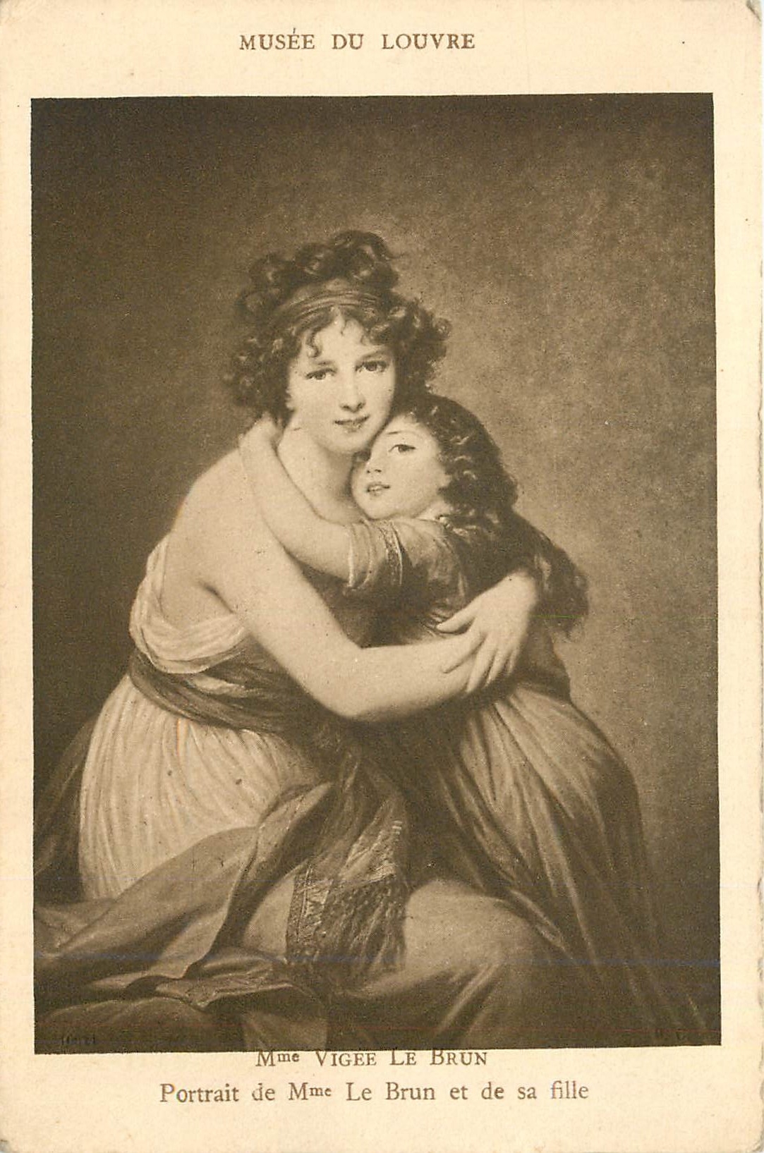 CPA Musee du Louvre Mme Vigee Le Brun 