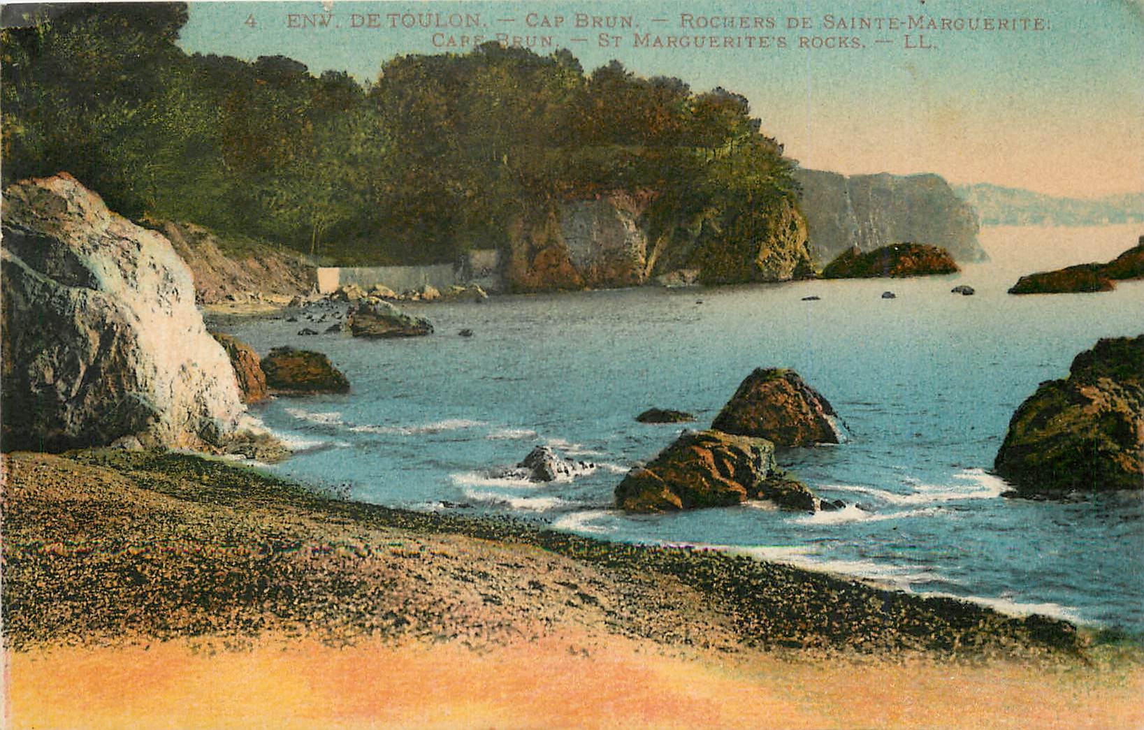 CPA Env de Toulon Cap Brun Rochers de Sainte Marguerite 