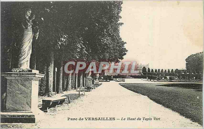 CPA Parc de Versailles Le Haut du Tapis Vert 