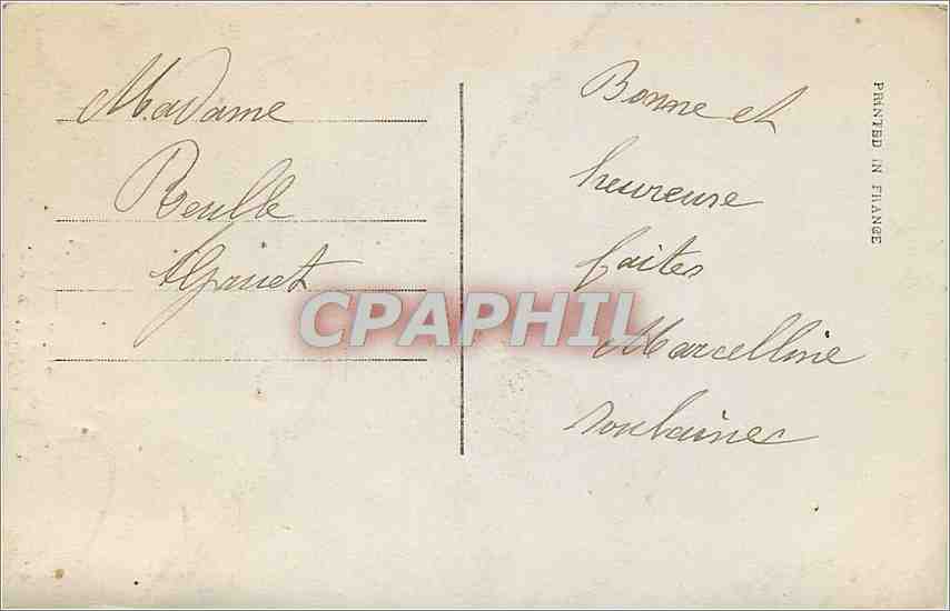 CPA Amities Femme Enfant — Verso