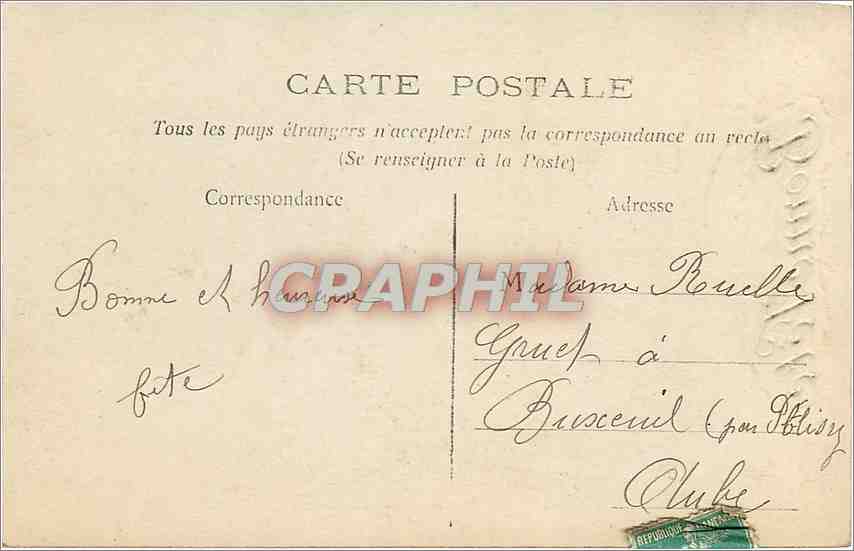 Femme en voile — avec bouquet de roses — éditeur Irisa, n° 2935 — Reverso