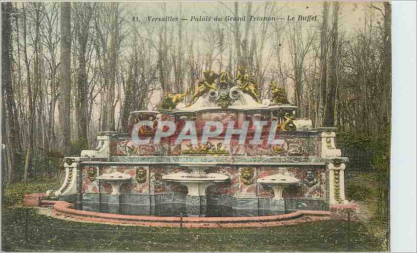 CPA Versailles Palais du Grand Trianon Le Buffet 