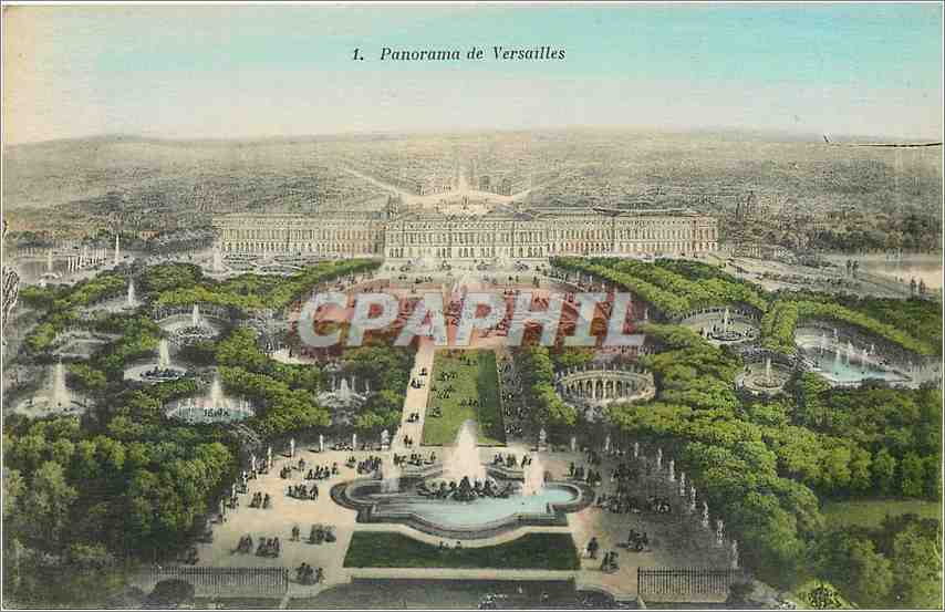 CPA Panorama de Versailles 