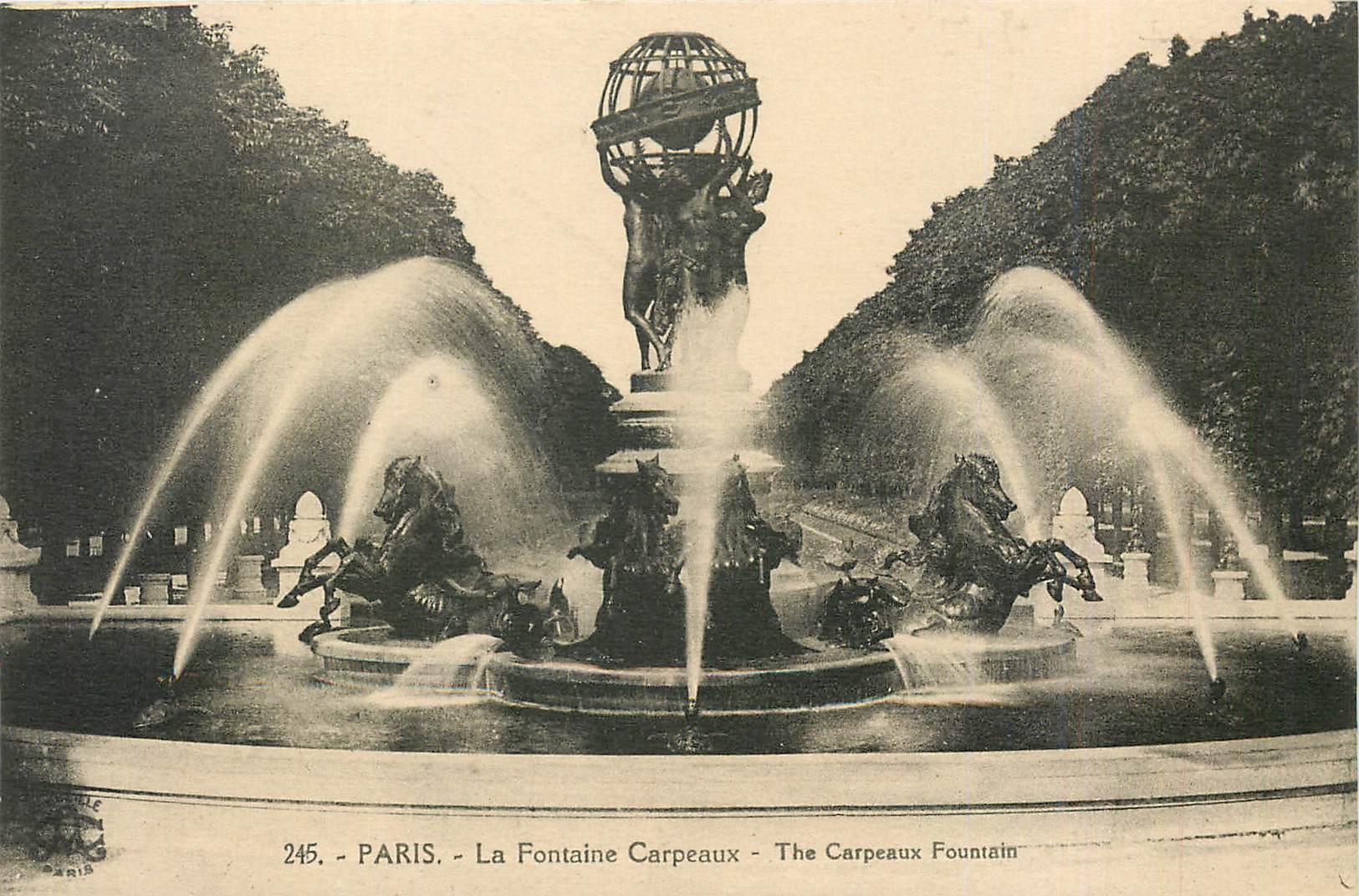 CPA Paris La Fontaine Carpeaux 