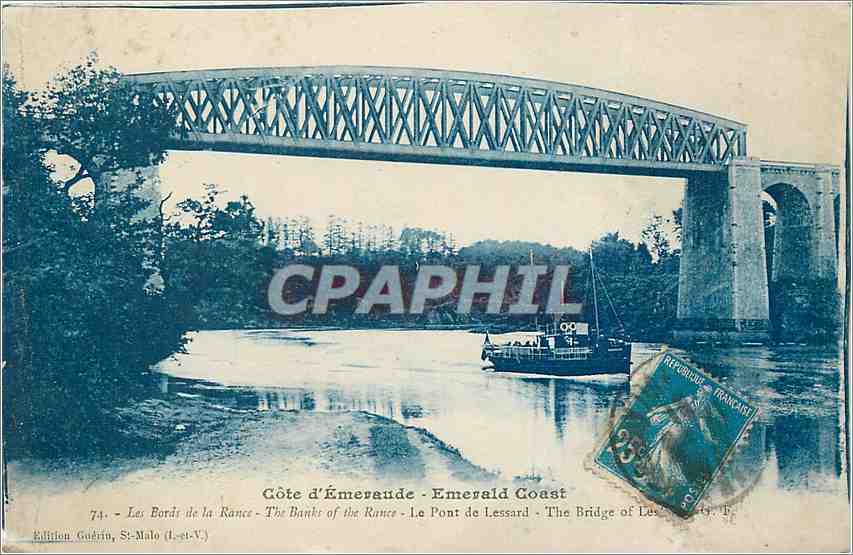 Les Bords de la Rance - Le Pont de Lessard — Édition Gobrin, n°74