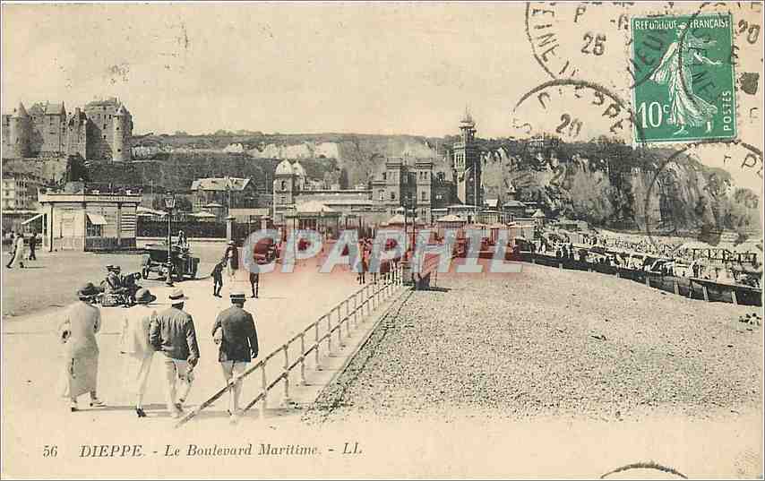 CPA Dieppe Le Boulevard Maritime 