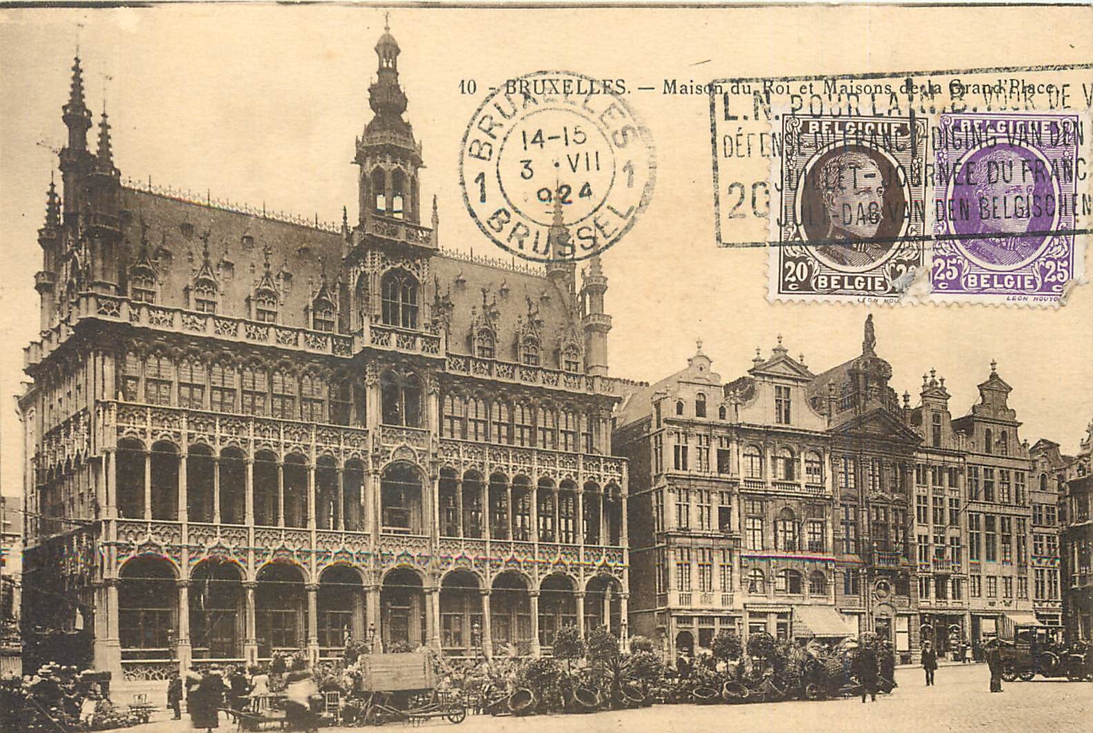 CPA Bruxelles Maison du Roi et Maisons de la Grand Place 
