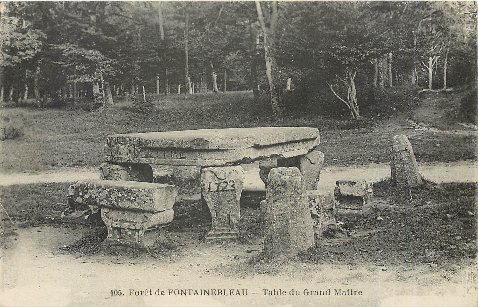 Forêt de FONTAINEBLEAU — Table du Grand Maître