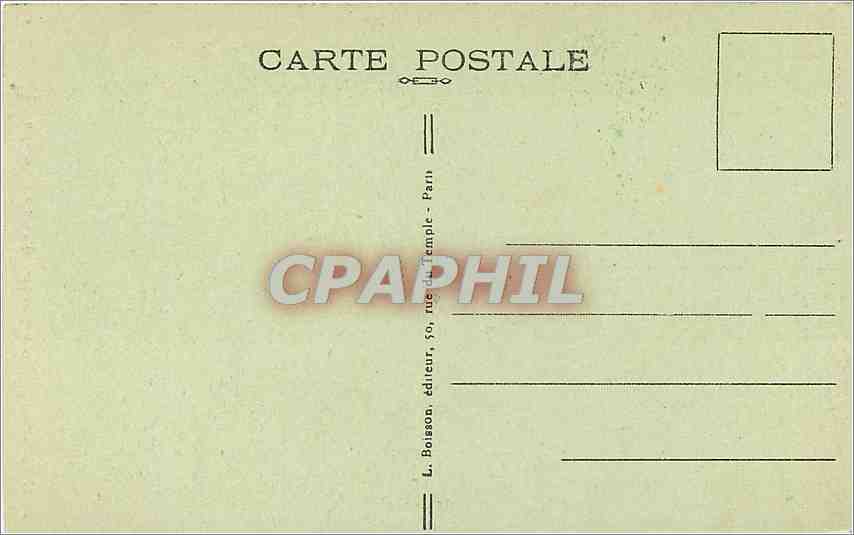 CPA Paris Coin pittoresque aux Buttes Chaumont  — Rückseite