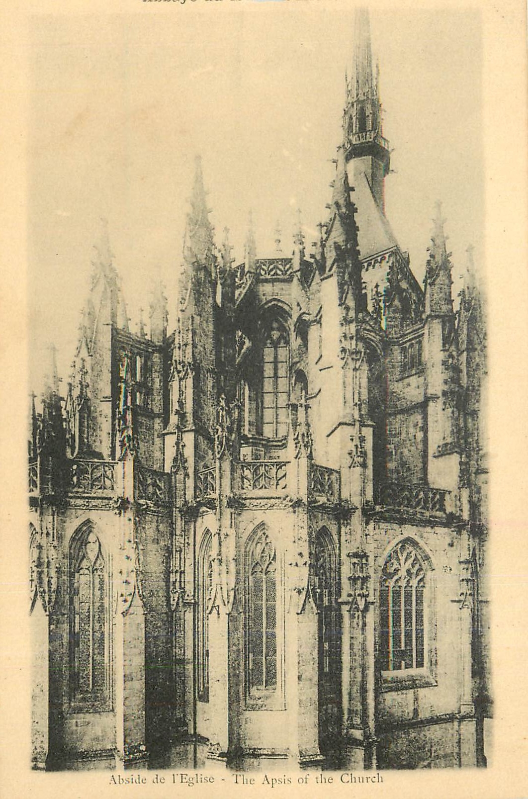CPA Abside de l'Eglise St Michel