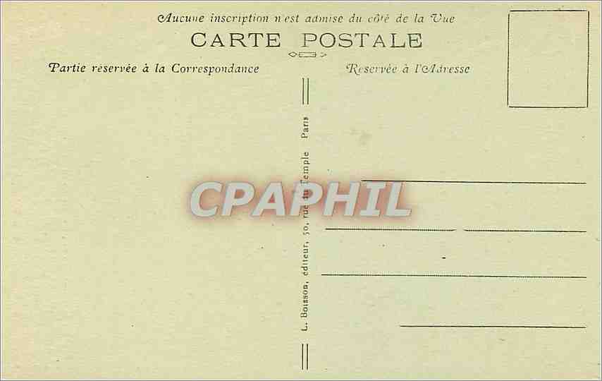 CPA Paris Montmartre Basilique du Sacre Coeur  — Rückseite