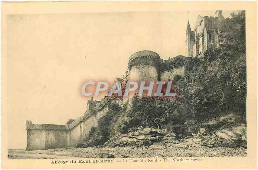 CPA Abbaye du Mont St Michel La Tour du Nord 