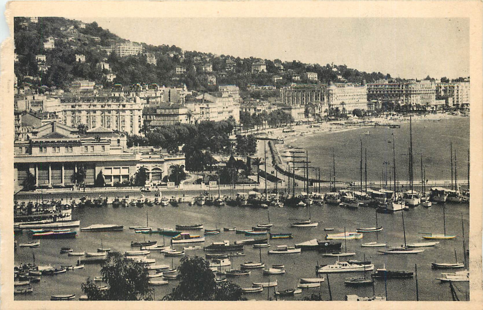 CPA Cannes Vue generale prise du Suquet 