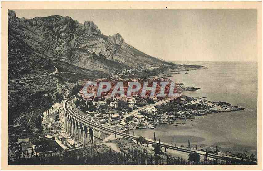CPA Antheor La Route de la Corniche d'Or et le Viaduc du chemin de fer 