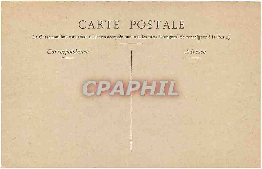 CPA Vichy Aue Porte France et Vieille Tour  — Verso