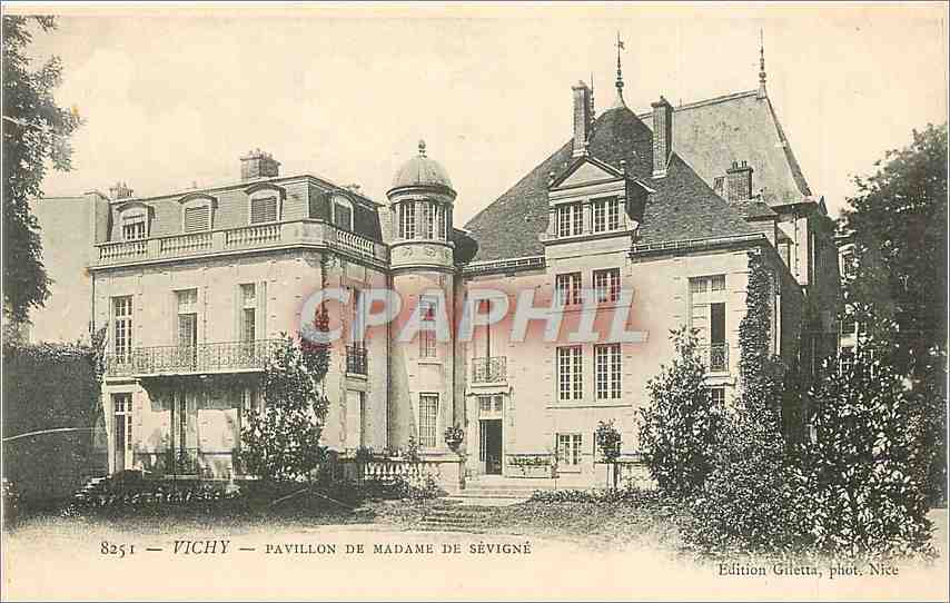 CPA Vichy Pavillon de Madame de Sevigne 