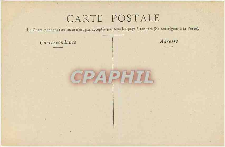 CPA Vichy Hall du Square de l'Hopital  — Verso