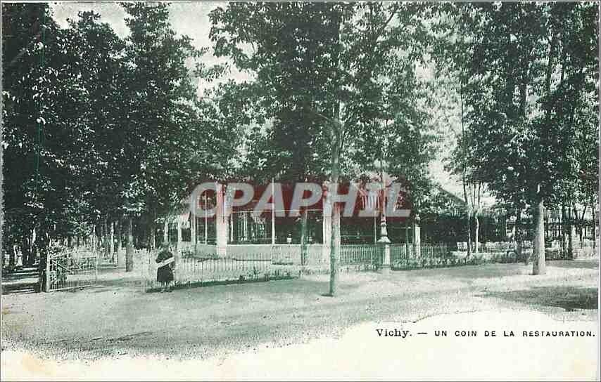 CPA Vichy Un coin de la Restauration 