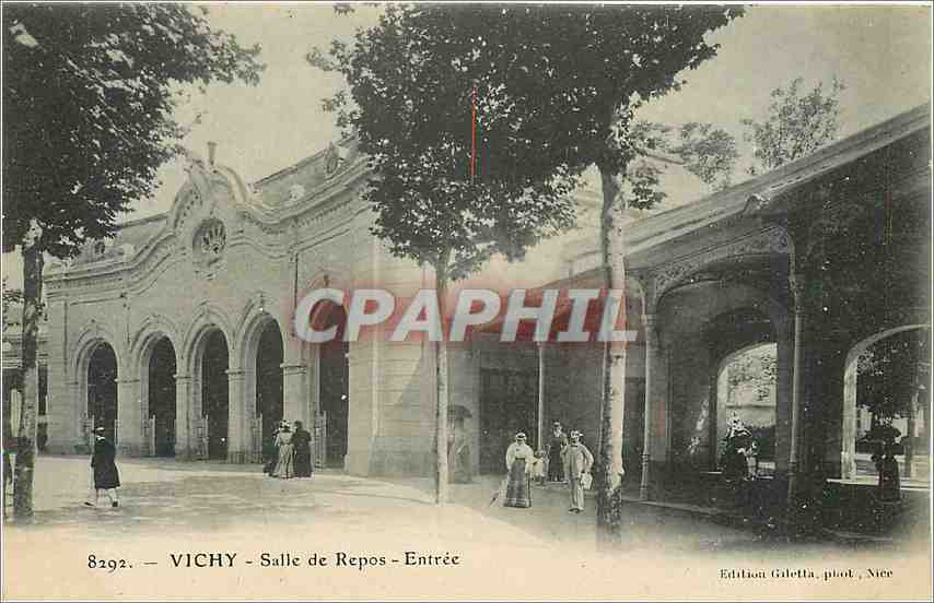 CPA Vichy Salle de Repos Entree 