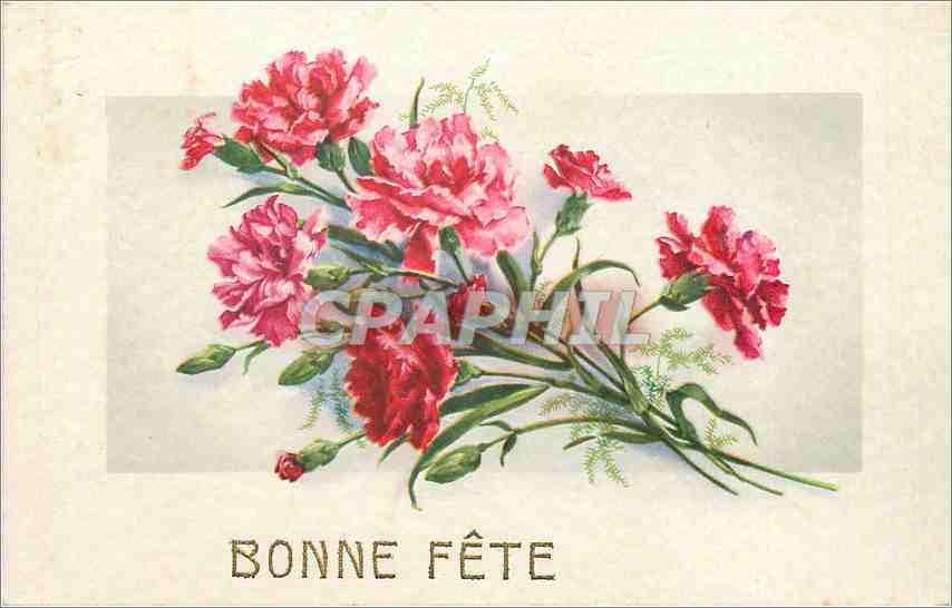 CPA Bonne Fete Fleurs