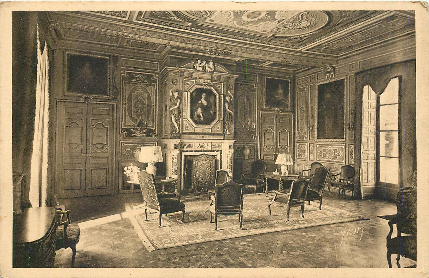 Château de Cheverny - Le Grand Salon — Édition d'Art YVON, Paris, n°116