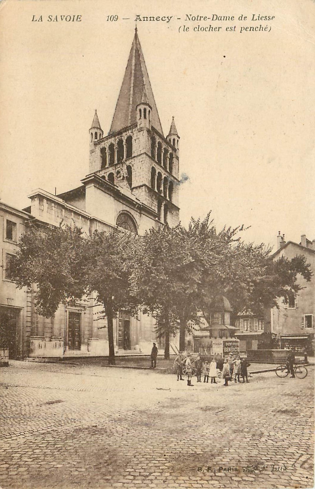 Annecy - Notre-Dame de Liesse (der Turm ist geneigt) — B.F. Paris, n°109