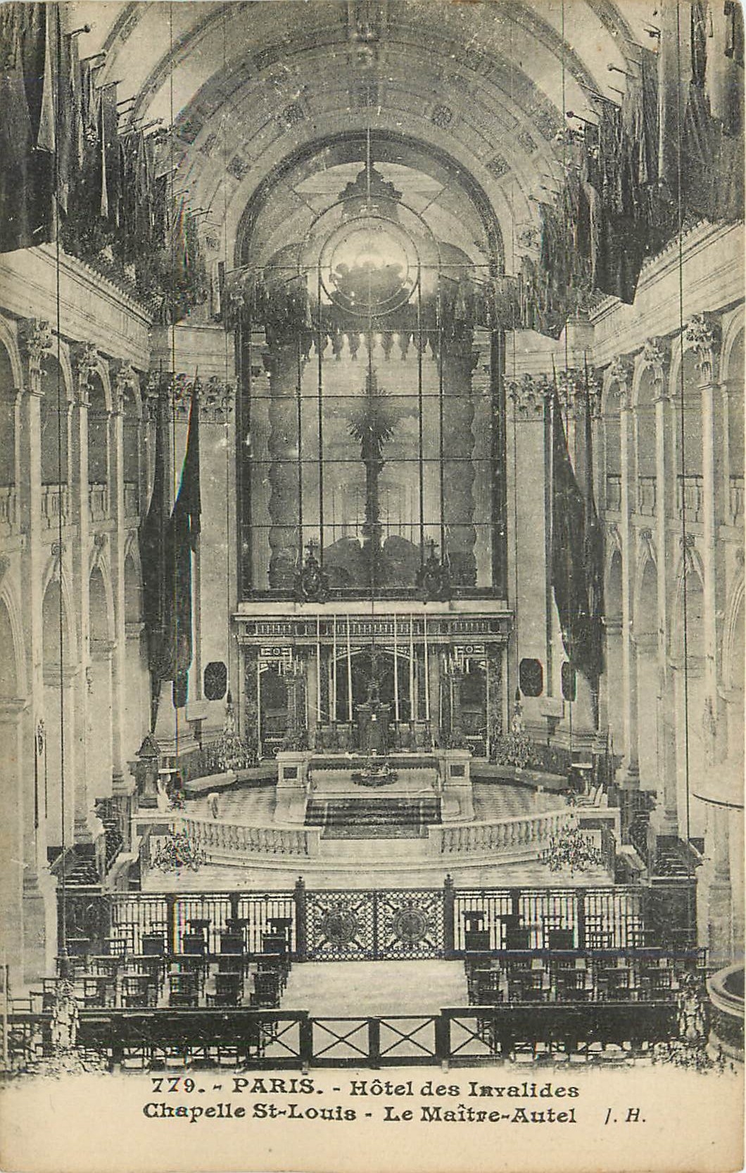 CPA Paris Hotel des Invalides Chapelle St Louis Le Maitre Autel 